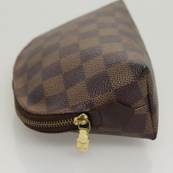 LOUIS VUITTON Damier Ebene Pochette Cosmetic PM Pouch - Picture 4 of 16